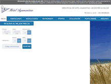 Tablet Screenshot of hotelayamontino.com